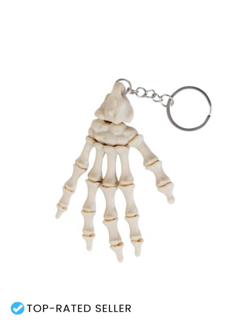 Skeleton Hand Keychain Gothic Halloween Purse Charm Horror Spooky Bag Accessory